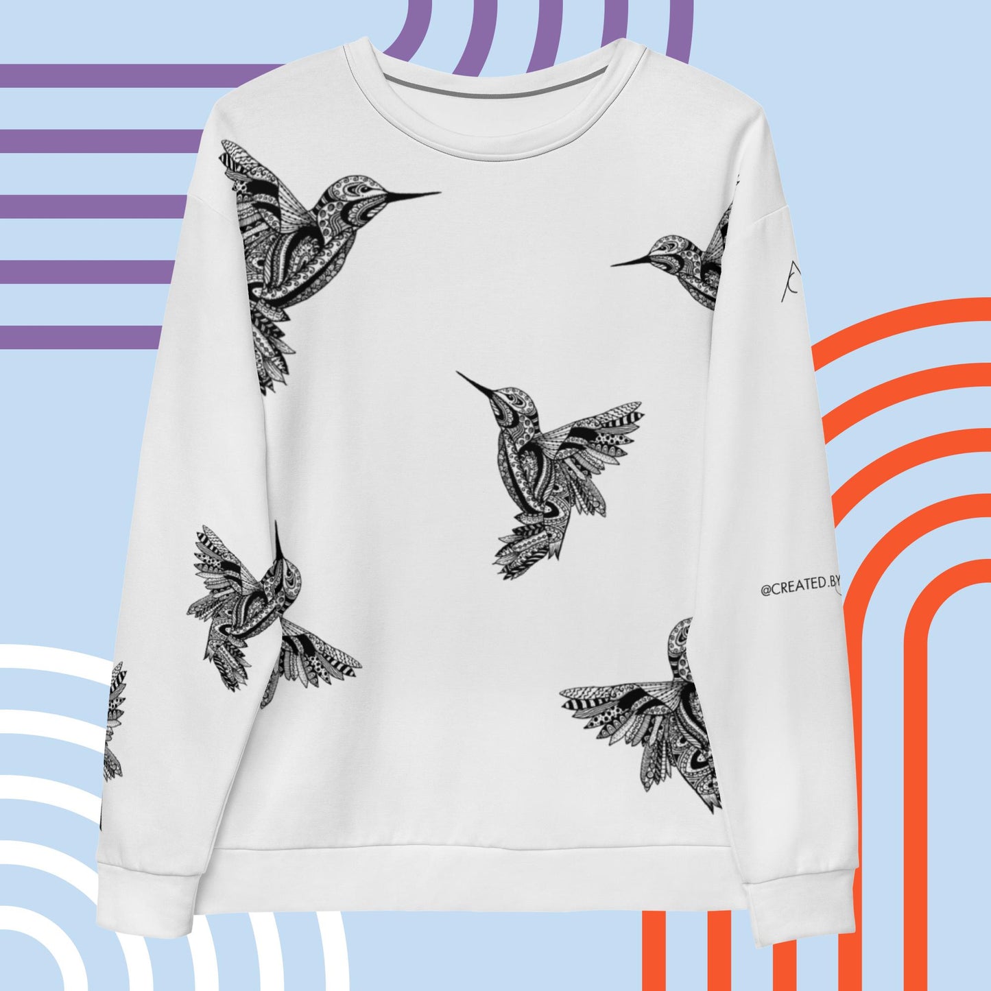 The Bird: All-over Printed Unisex Sweatshirt