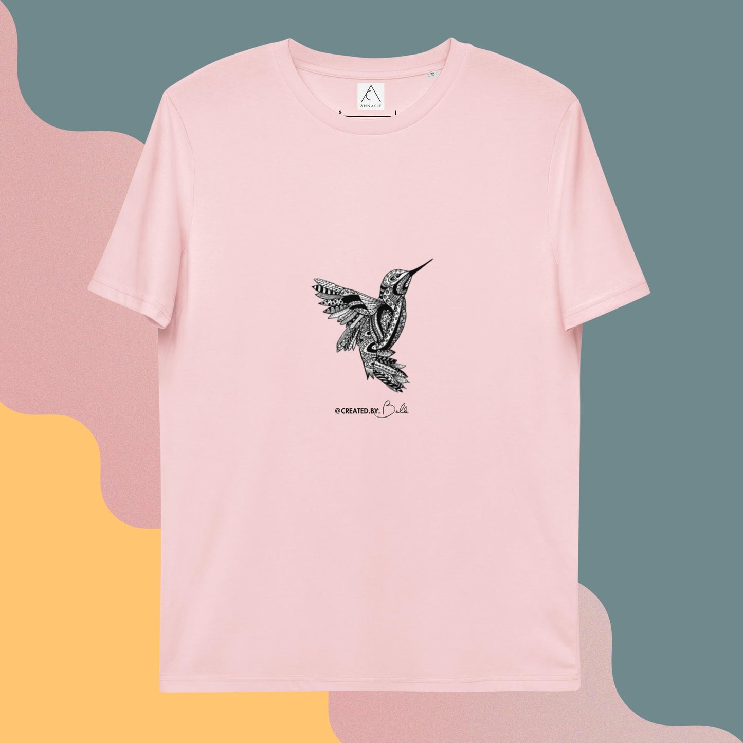 The Bird: Printed Unisex organic cotton t-shirt