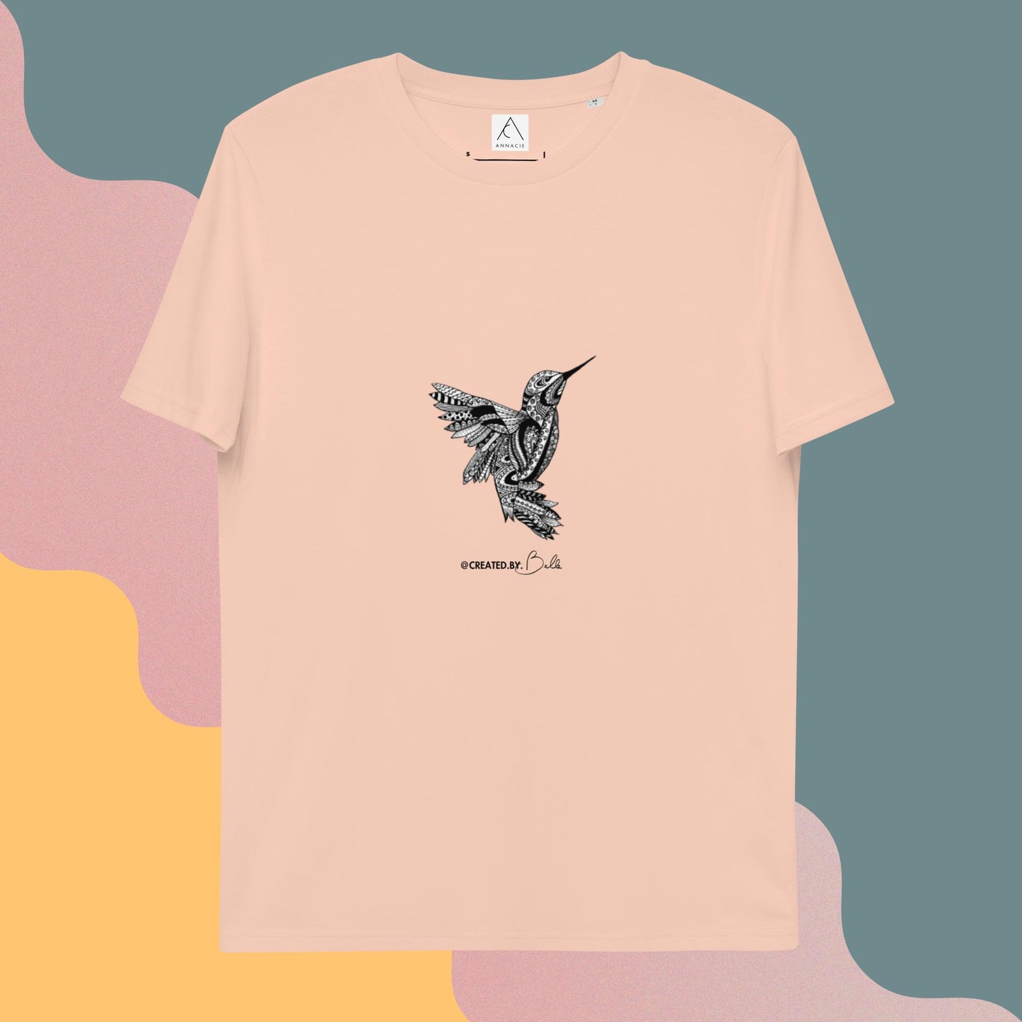 The Bird: Printed Unisex organic cotton t-shirt