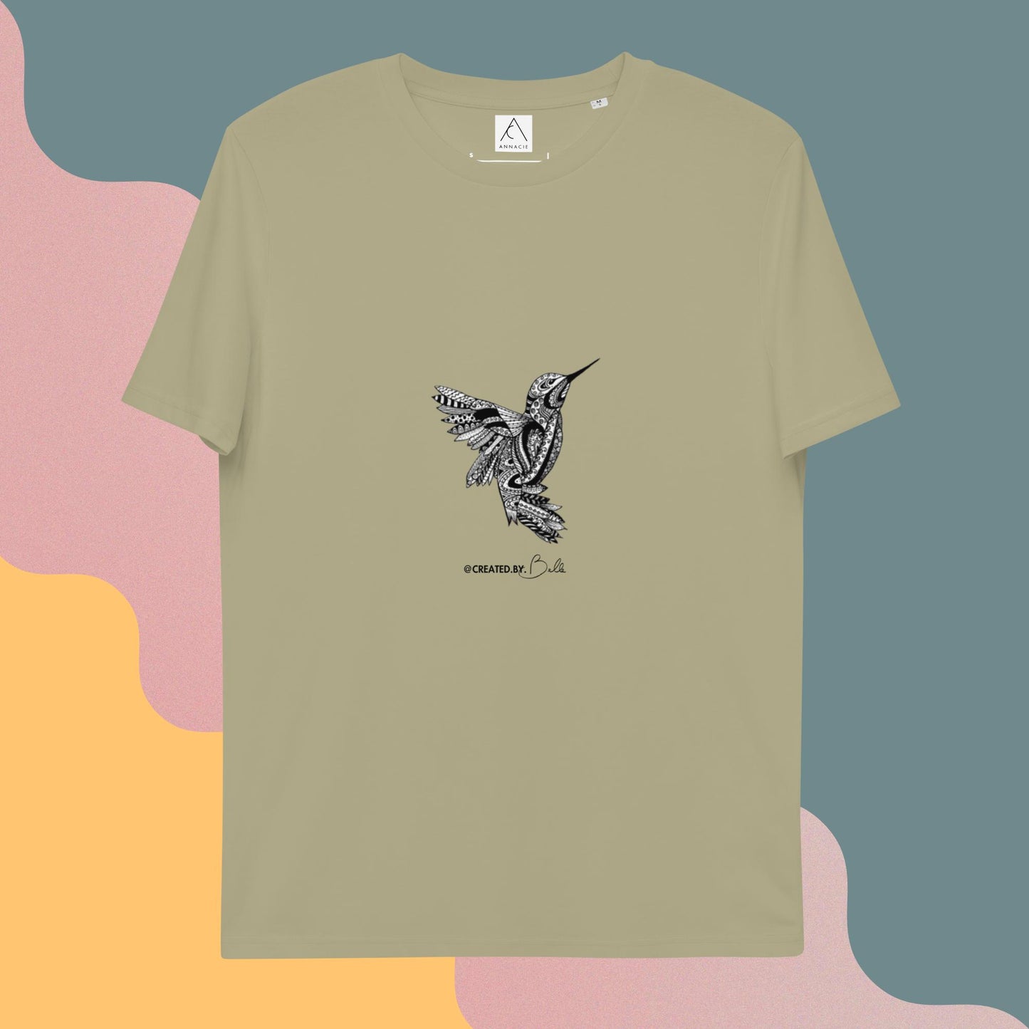 The Bird: Printed Unisex organic cotton t-shirt