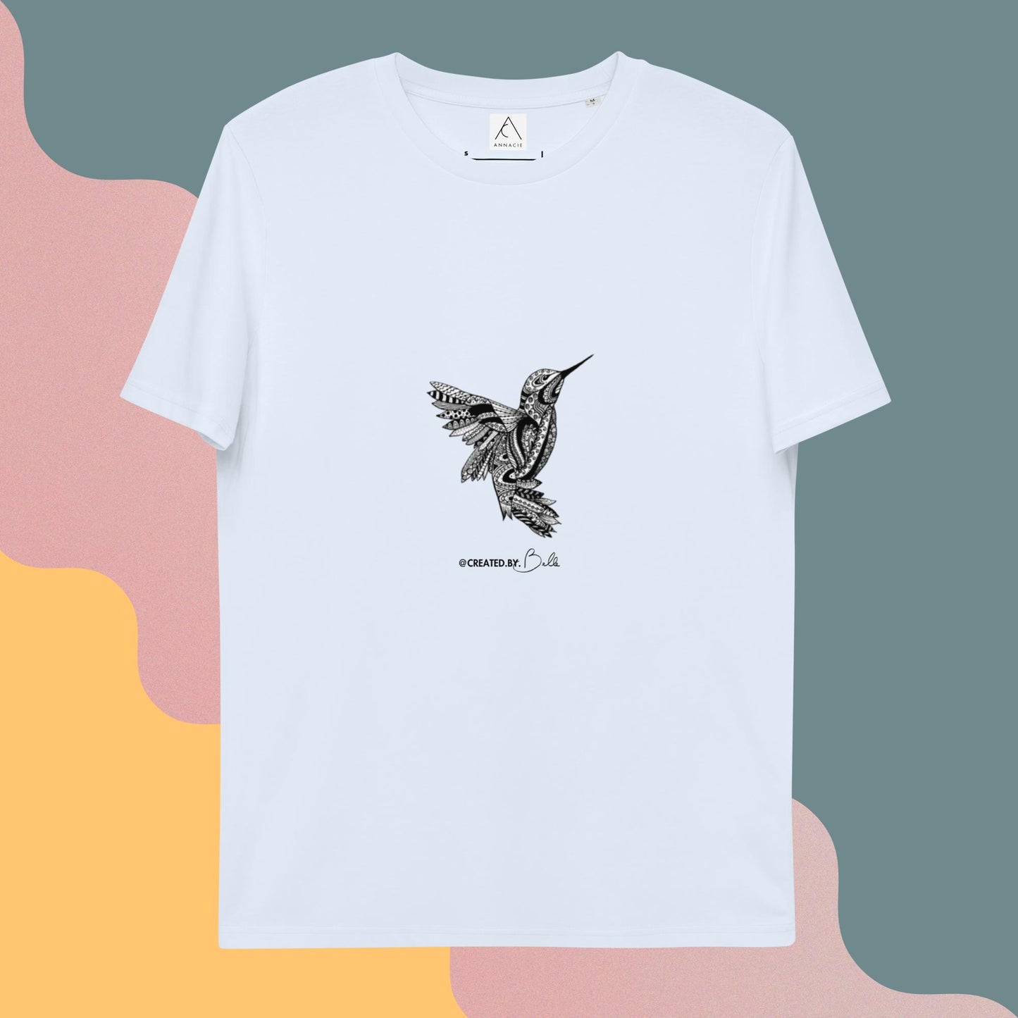 The Bird: Printed Unisex organic cotton t-shirt