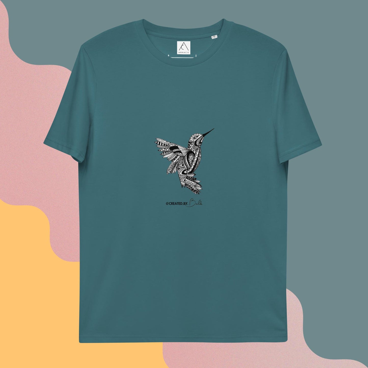 The Bird: Printed Unisex organic cotton t-shirt